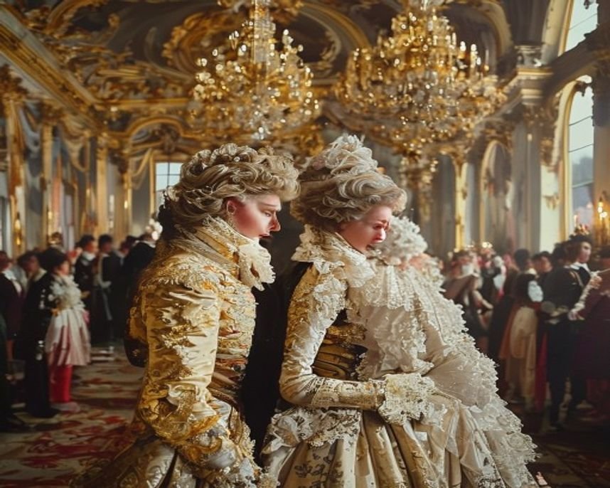 Imagem gerada por IA representando O Casamento Real que Marcou a França